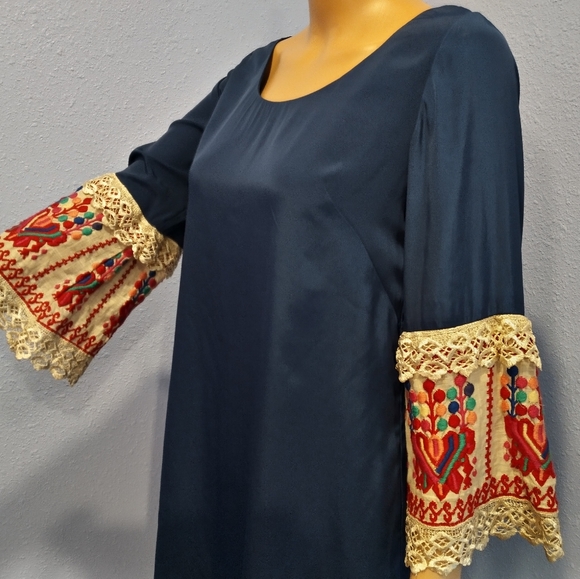 Judith March Dresses & Skirts - Boho Chic Judith March Embroidered dress M S Bell